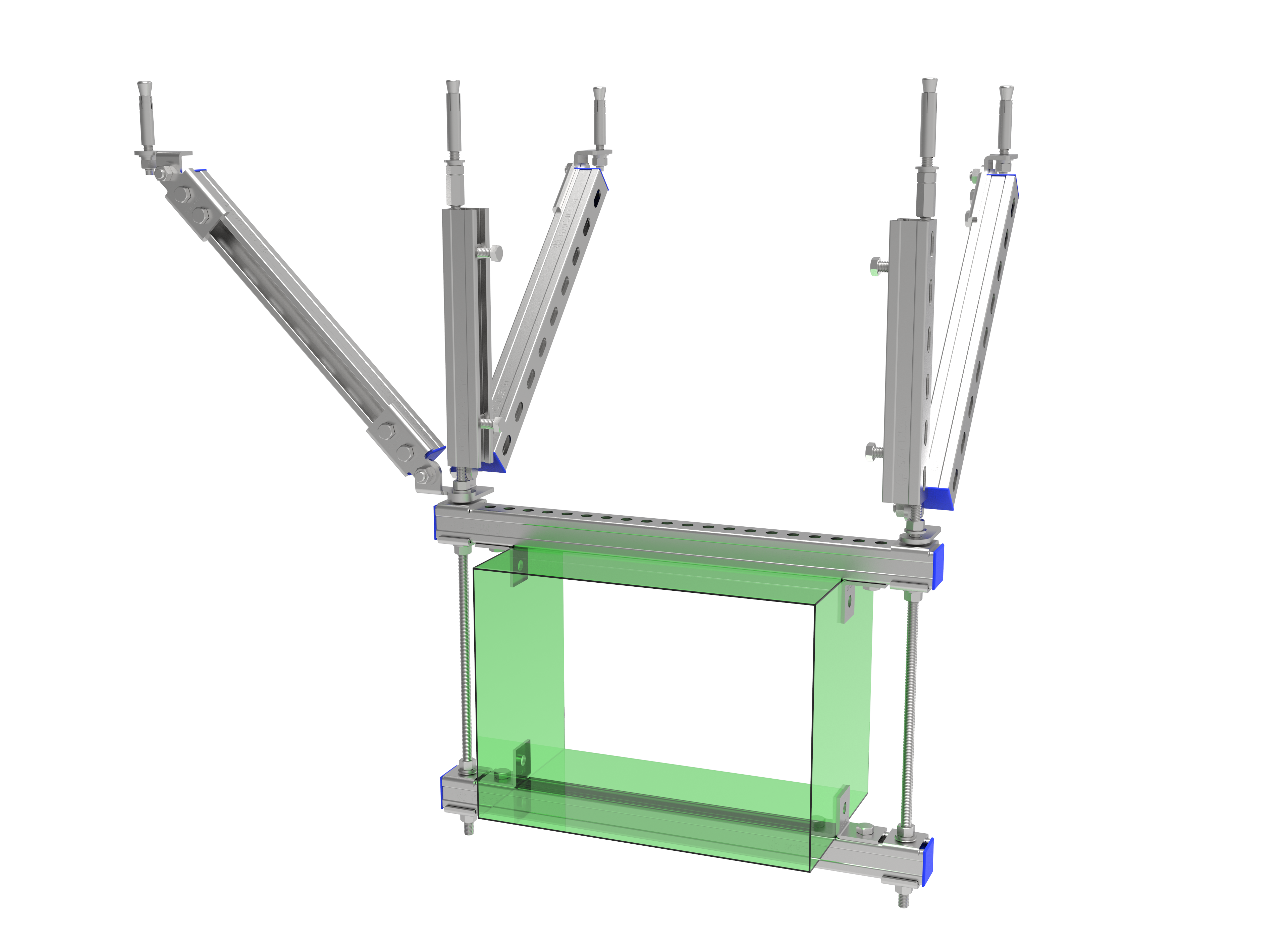 Single duct seismic brace (sma