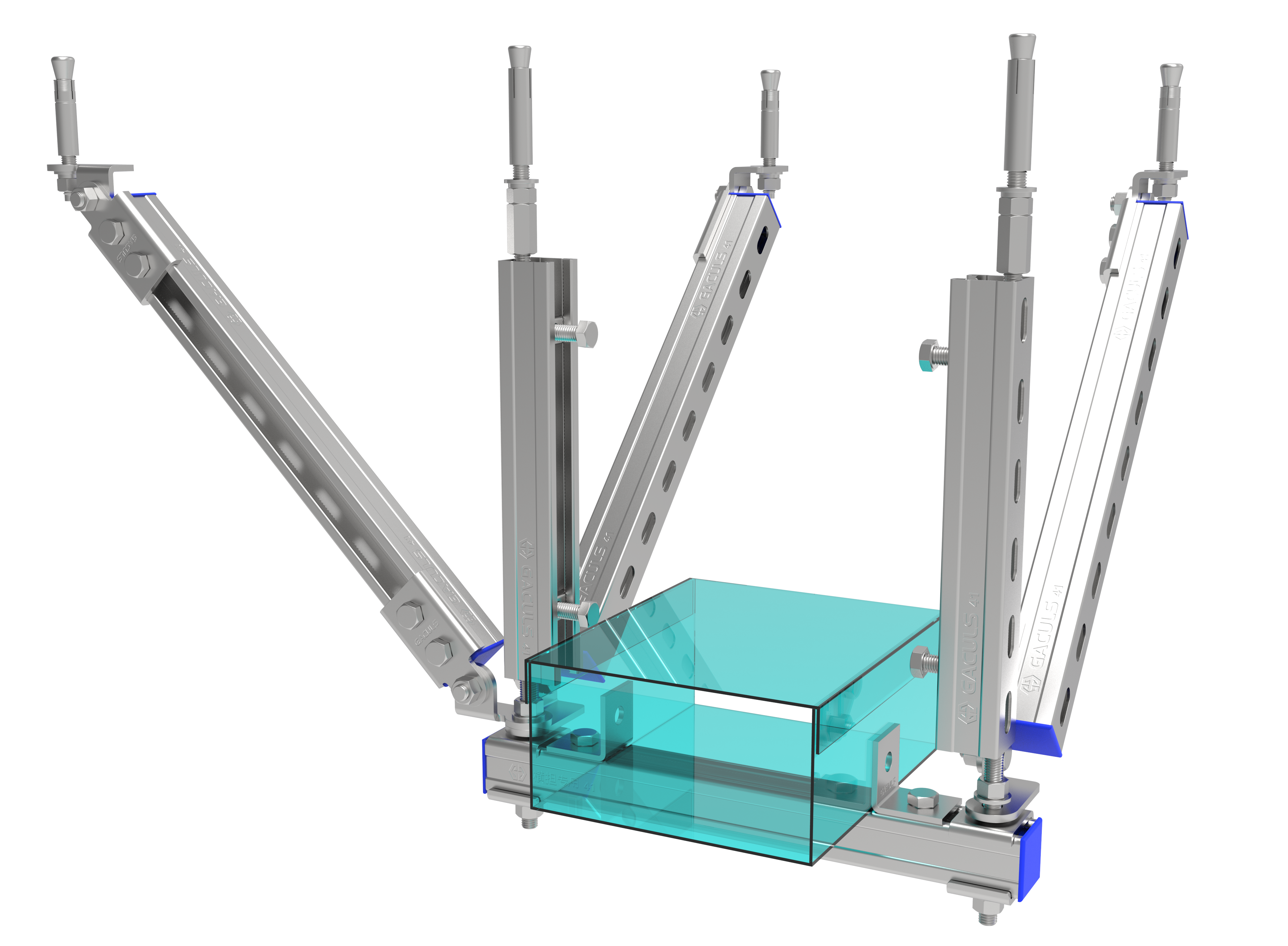 Single bridge seismic brace (s